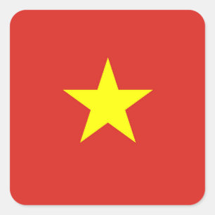 Flag of Vietnam Square Sticker