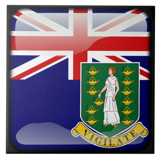 Flag of Virgin Islands Tile (Front)