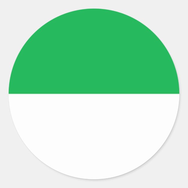 Flag of Vlieland Classic Round Sticker (Front)