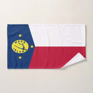 Flag of Wake Island Hand Towel