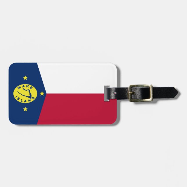 Flag of Wake Island Luggage Tag (Front Horizontal)