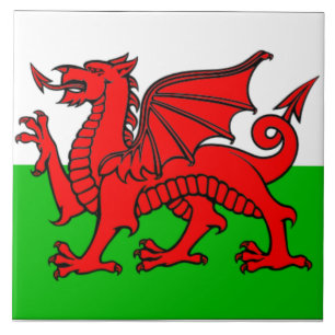 Flag of Wales Ceramic Tile