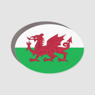 Flag of Wales (Cymru) Car Magnet