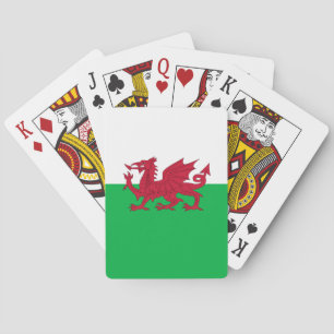 Flag of Wales (Cymru) Playing Cards