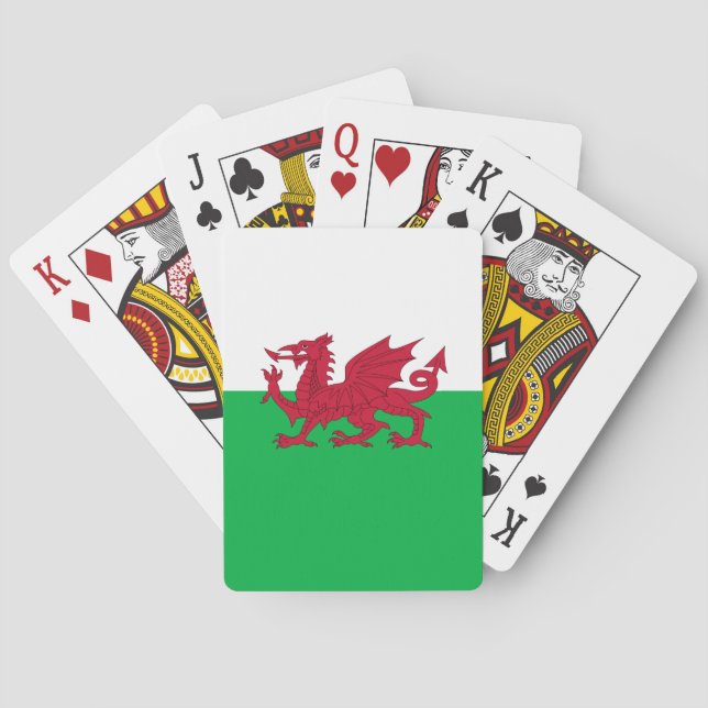 Flag of Wales (Cymru) Playing Cards (Back)