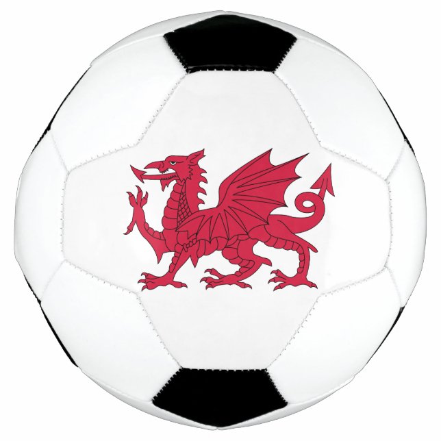 Flag of Wales Soccer Ball (Front)