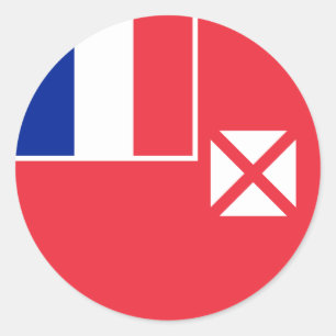 Flag of Wallis and Futuna Classic Round Sticker