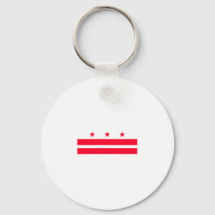 Flag Of Washington D.c. _1  Key Ring