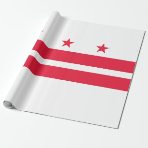 Flag of Washington D.C. (District of Columbia) Wrapping Paper