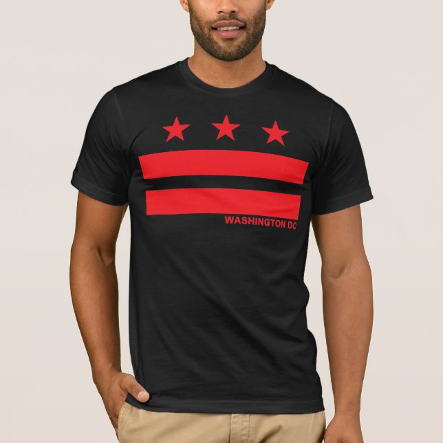 Flag of Washington DC T-Shirt (Front)