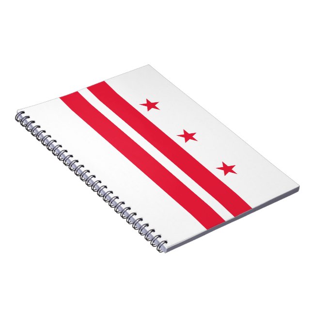 Flag of Washington (District of Columbia) Notebook (Right Side)