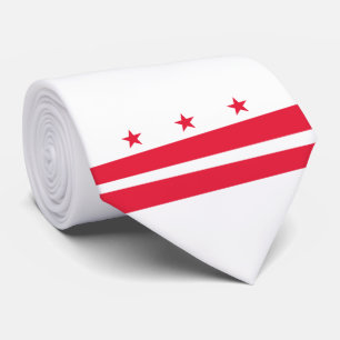 Flag of Washington (District of Columbia) Tie