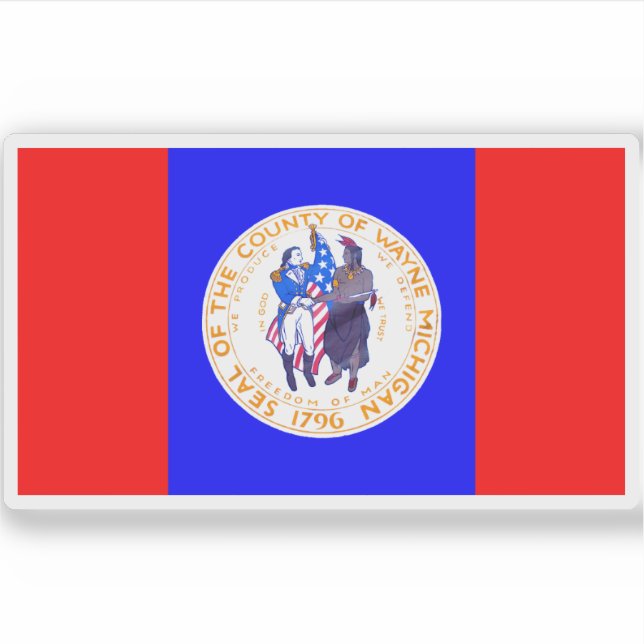 Flag of Wayne County, Michigan (Front)