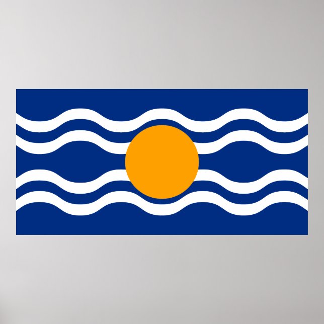 Flag of West Indies Federation Poster (Front)