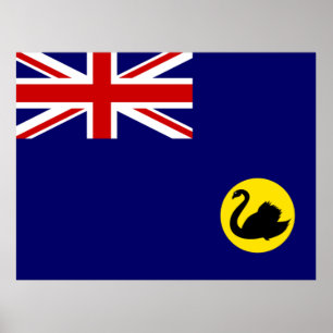 Flag of Western Australia Poster