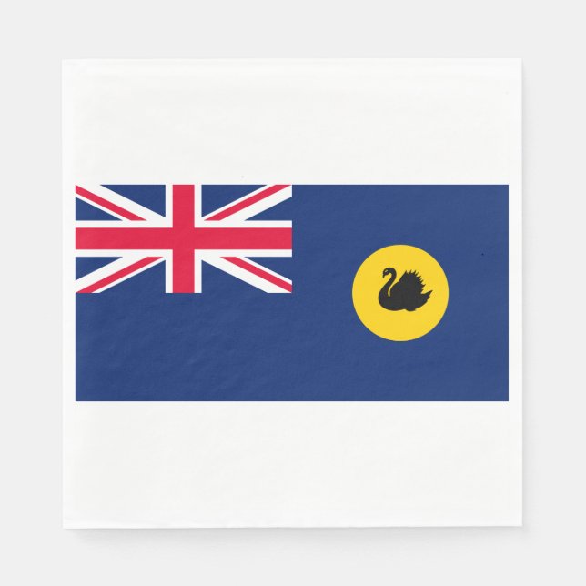 Flag of Western Australia State Napkin (Front)