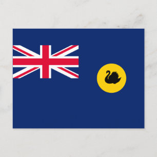 Flag of Western Australia State Postcard