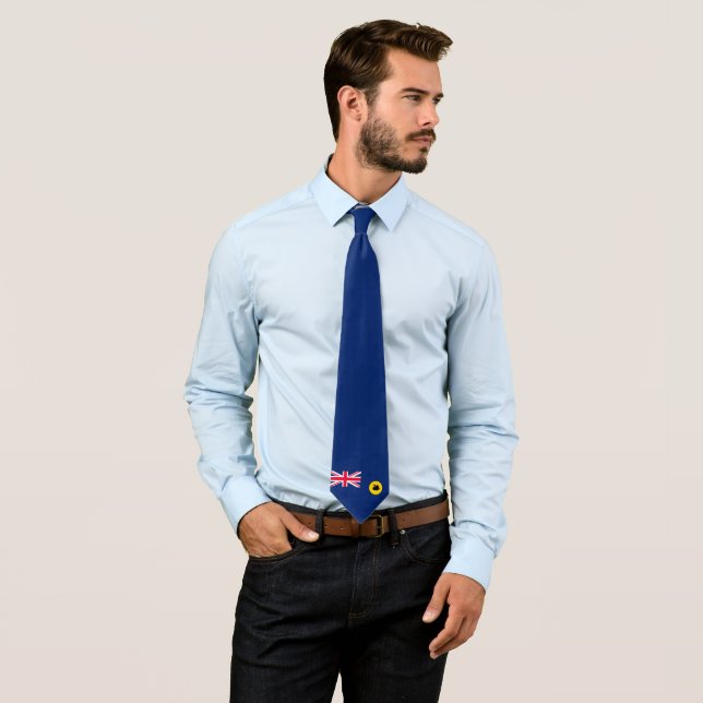 Flag of Western Australia State Tie (In Situ)