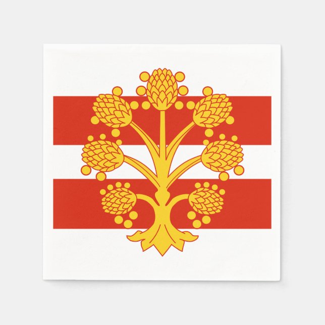 Flag of Westmorland Paper Napkins (Front)