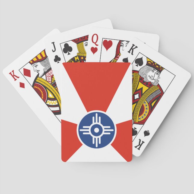 Flag of Wichita (Kansas, USA) Playing Cards (Back)