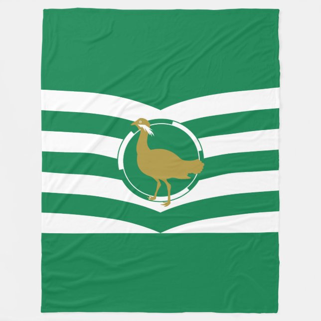 Flag of Wiltshire Fleece Blanket (Front)