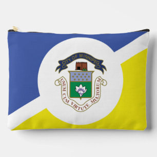 Flag of Winnipeg, Manitoba Accessory Pouch