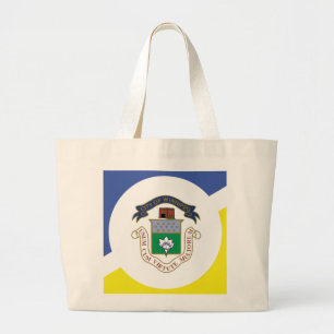 Flag of Winnipeg, Manitoba Large Tote Bag
