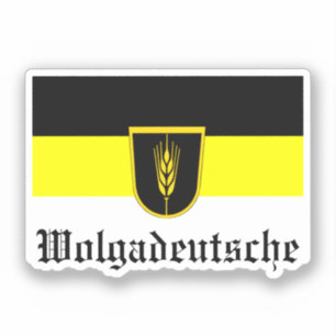 Flag of Wolgadeutsche (black/yellow/white version)