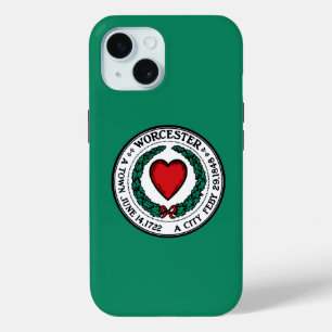 Flag of Worcester, Massachusetts iPhone 15 Case