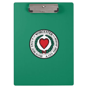 Flag of Worcester, Massachusetts Clipboard