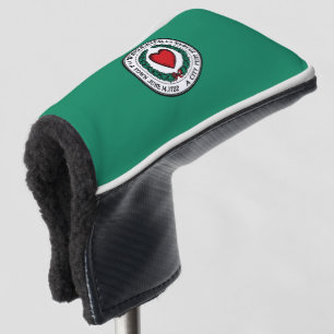 Flag of Worcester, Massachusetts Golf Head Cover