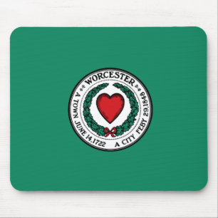 Flag of Worcester, Massachusetts Mouse Pad