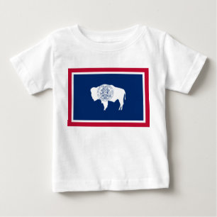 Flag of Wyoming Baby T-Shirt