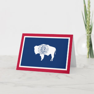 Flag of Wyoming Card