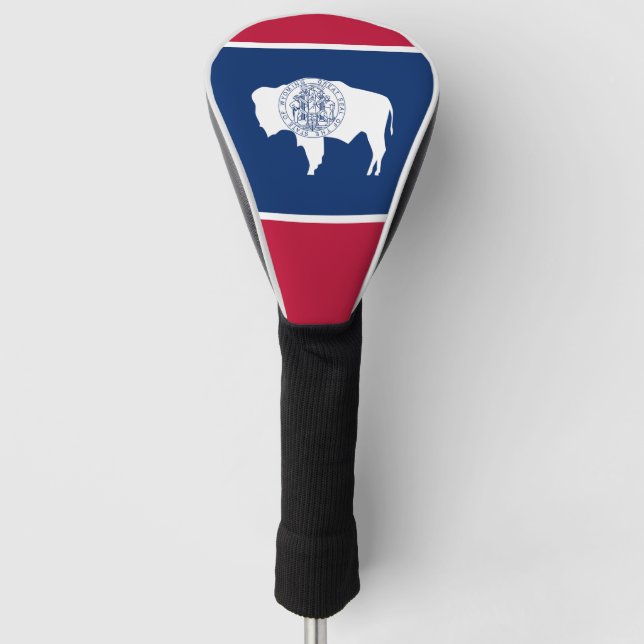Flag of Wyoming Golf Head Cover (Front)