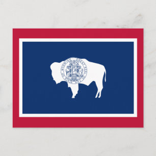 Flag of Wyoming Postcard