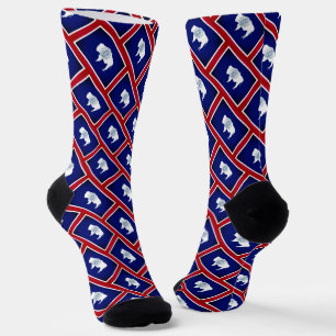 Flag of Wyoming Socks