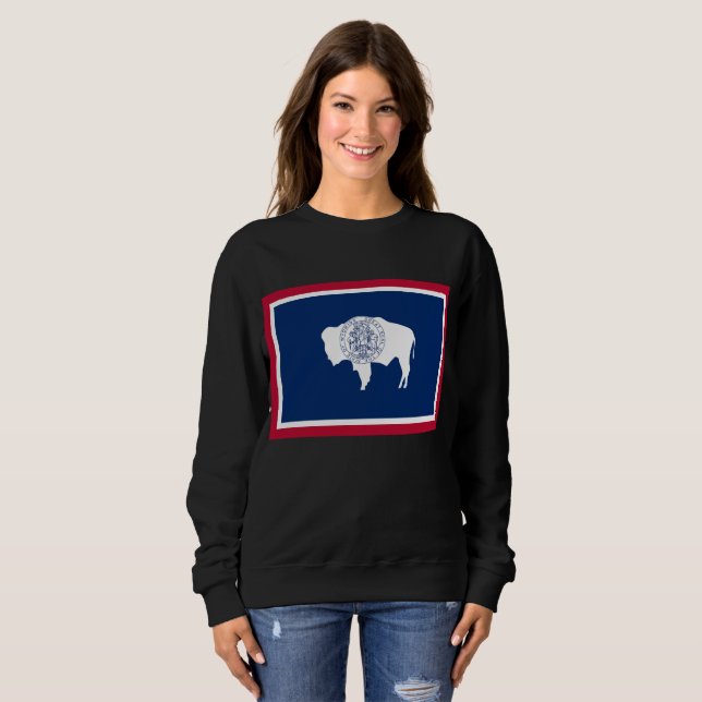 Flag of Wyoming Sweatshirt (Front Full)