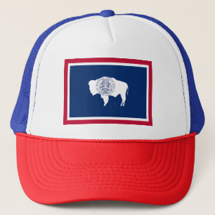 Flag of Wyoming Trucker Hat