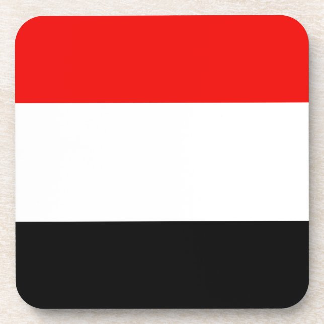Flag of Yemen Coaster (Front)