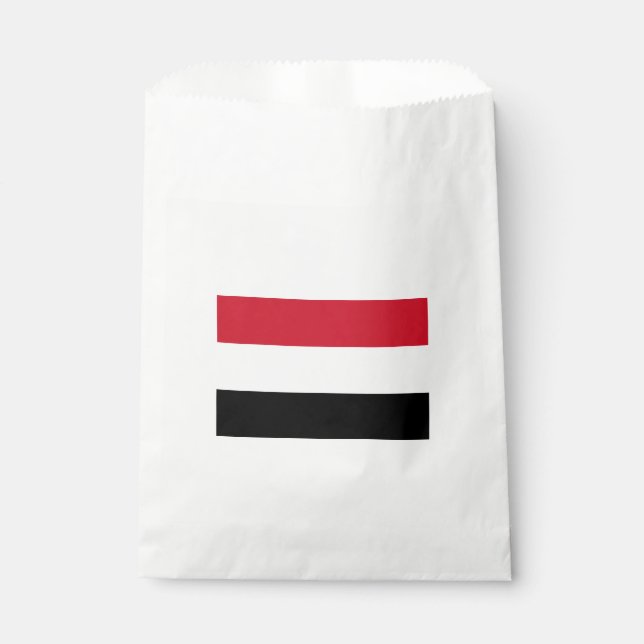 Flag of Yemen Favour Bag (Front)