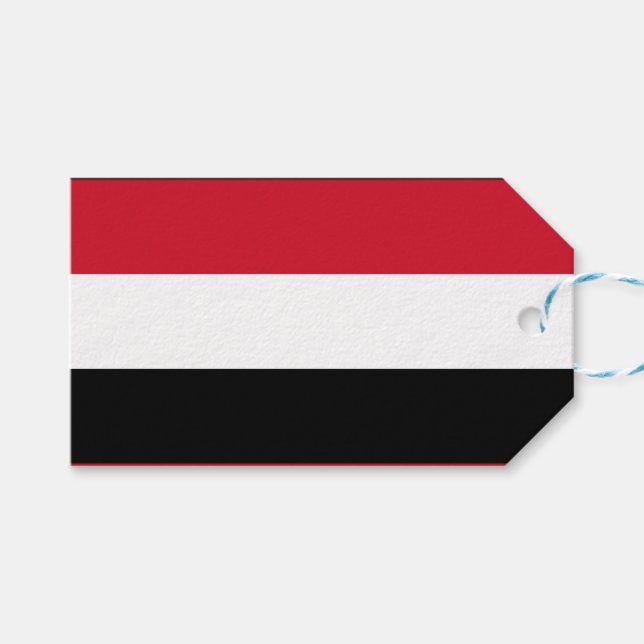 Flag of Yemen Gift Tags (Front (Horizontal))