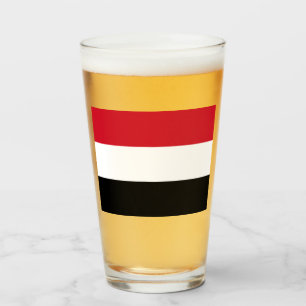 Flag of Yemen Glass