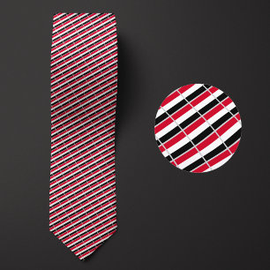 Flag of Yemen Pattern Tie