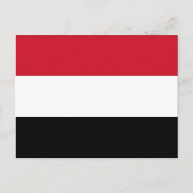 Flag of Yemen Postcard (Front)