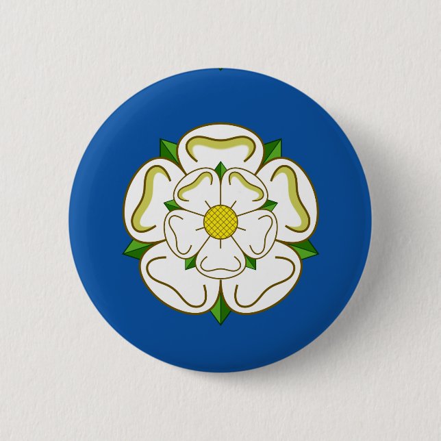 Flag of Yorkshire 6 Cm Round Badge (Front)