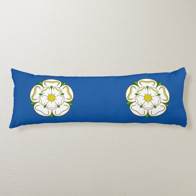 Flag of Yorkshire Body Pillow (Front)