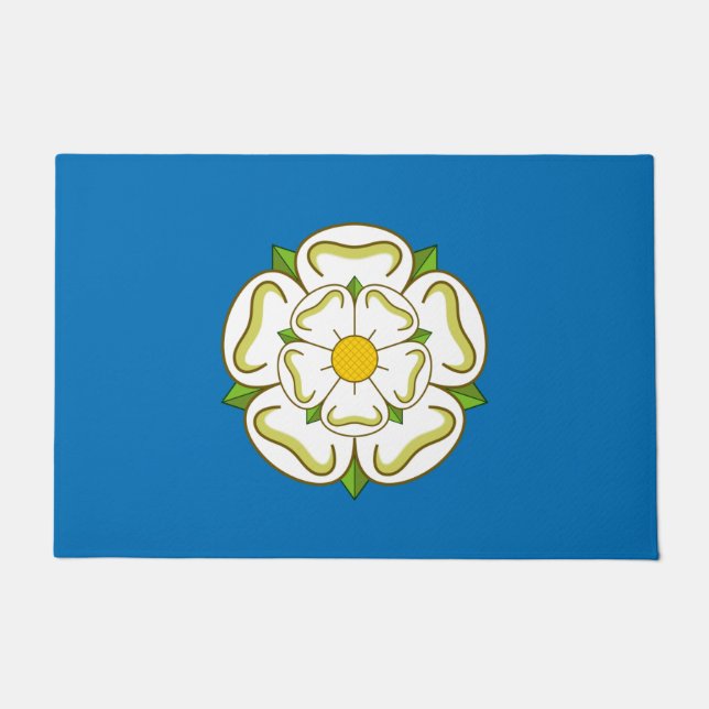 Flag of Yorkshire (English County) Doormat (Front)