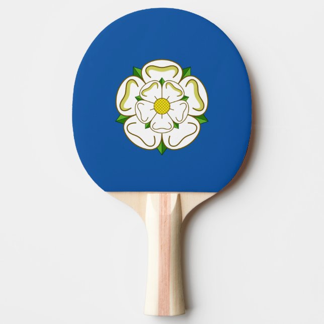 Flag of Yorkshire Headsweats Hat Ping Pong Paddle (Front)
