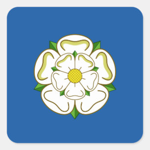 Flag of Yorkshire Square Sticker